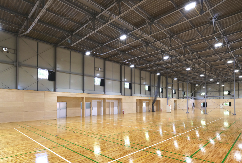 張弦梁構造 施工事例1