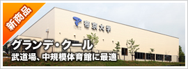 新商品 グランデ・クール～武道場、第2体育館に最適