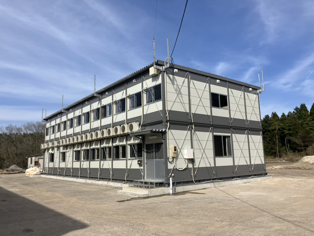 仮設現場事務所　宿舎