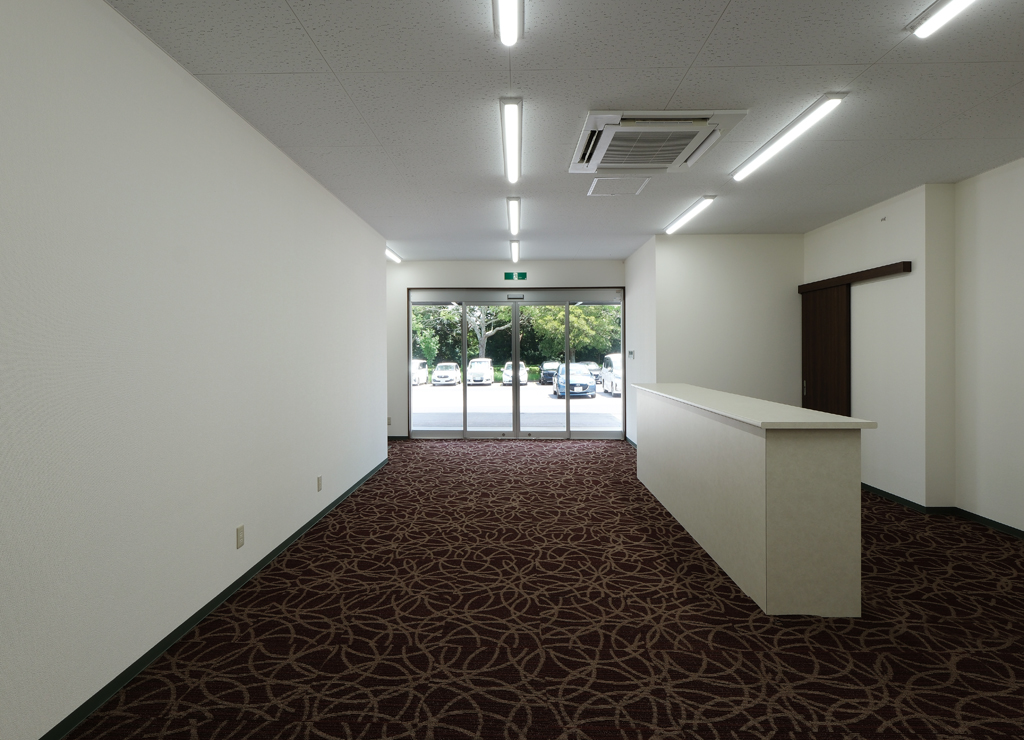 ゴルフ場仮設クラブハウス